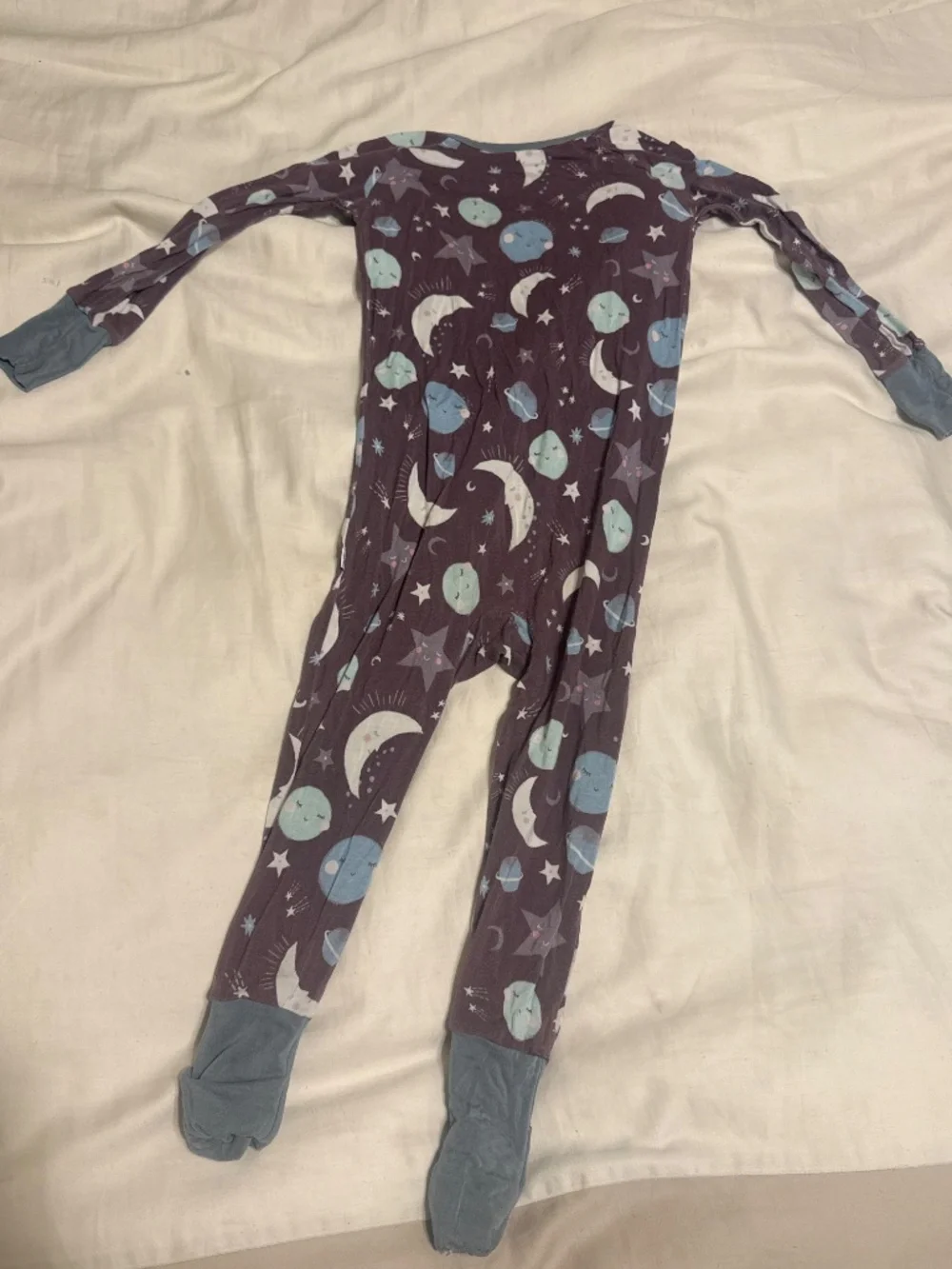 Little Sleepies Space Pajama Romper – 18–24M